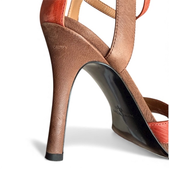 Nine West Elegant Brown and Burnt Orange Women's Heels s. 7.5 - Picture 9 of 11